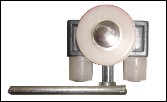 Rold Dupla Haste Chapa Fixa Centr Nylon