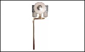 Rold Dupla Haste Chapa Fixa Dobr Centr 80mm Nylon