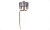 Rold Dupla Haste Chapa Fixa Dobr Centr 80mm Rolamento
