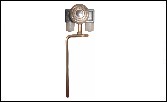 Rold Dupla Haste Chapa Fixa Dobr Centr 80mm Rol c Capa