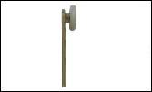 Rold Simples Chapa Fixa 80 mm Redonda