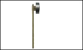 Rold Simples Chapa Fixa 100 mm Reto